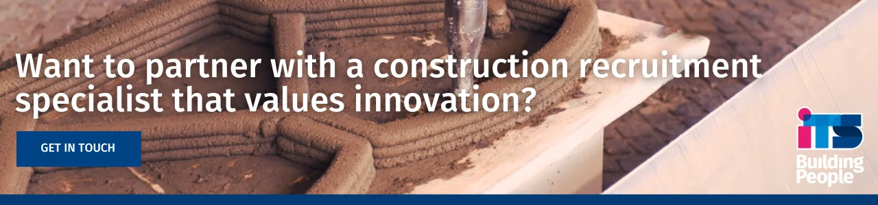 An image encouraging readers to partner with a construction recruitment specialist that understands innovation