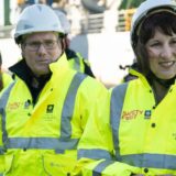 Kier Starmer and Rachel Reeves visit a construction site