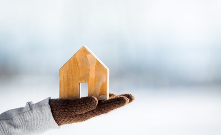 a wooden house representing Labour's housebuilding plans