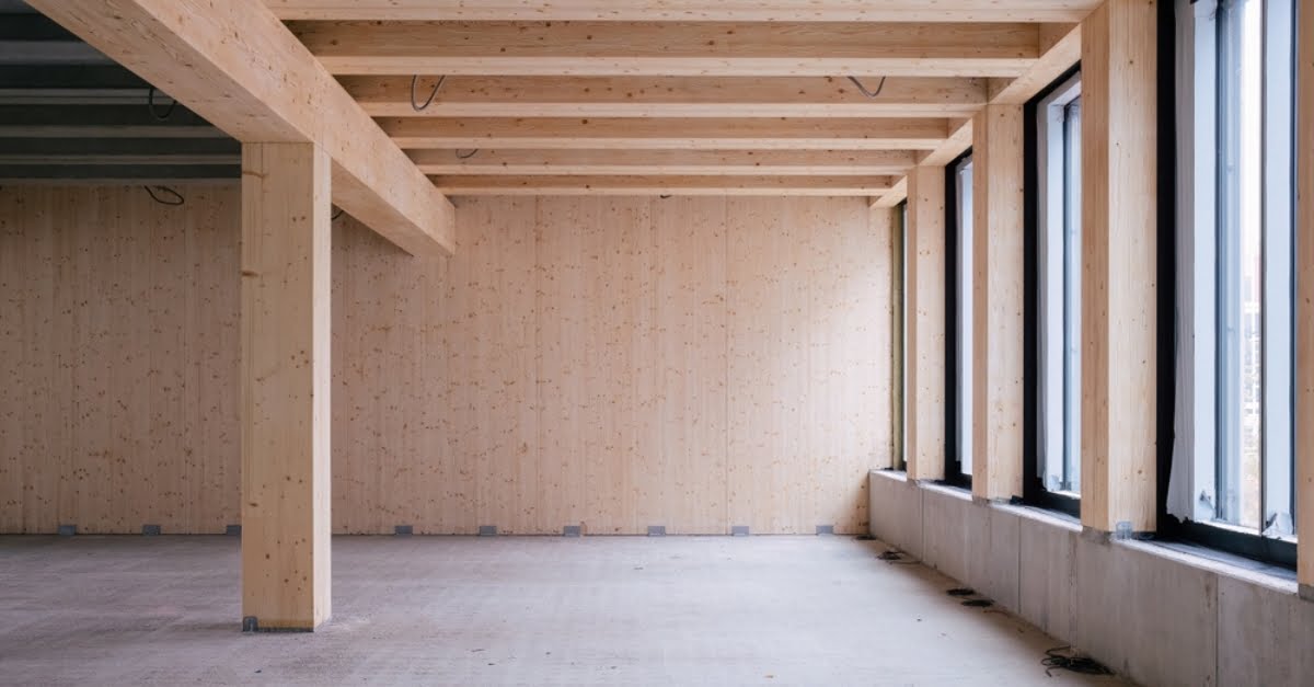 An example of sustainable cross laminated timber